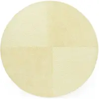 Normann Copenhagen Tapis plat Ø280cm jaune clair