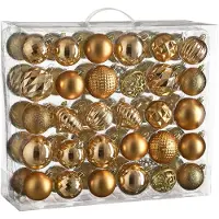 Mica Decorations Ensemble de Boules de Noël - Cuivre
