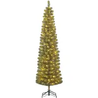 Black Box Arbre de Noël artificiel Charlton - 53x53x185 cm - PVC - Vert