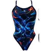 Turbo Revolution Bluelectric Swimsuit Bleu XL Femme