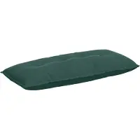 vidaXL Coussin De Dos Vert Foncé 120 X 50 Cm Tissu En Velours Côtelé