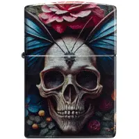 Zippo Briquet de - Floral Skull Design - pour Indifférent - standard - Taille Standard