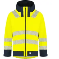Tricorp 406108 Veste De Pluie Techshell High Vis - Redefined - FluoryellowInk - XL