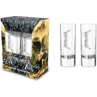 Metallica Lot de verres à shots de - Logo - pour Indifférent - transparent - Taille Standard