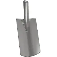 vidaXL Tête de pelle Argent 43 x 17 cm Acier enduit de poudre