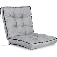 AIO Factory Coussin de jardin pour chaise High Side avec passepoil 50x50x50 cm gris foncé
