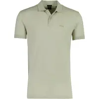 BOSS pour homme. 50554574 Polo Pio (L), Casuel, Vert, Coton, Manche courte