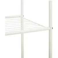 vidaXL Porte-vêtements Uni Blanc