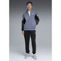 Puma Survêtement gris clair / noir / blanc