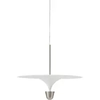 New Works Suspension , Kantarell, dimmable, Blanc, Salle à manger, Métal, Design