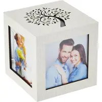 Zep Petit cube photo normand en bois 4x10x10 (10 x 10 cm)