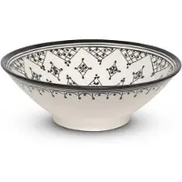 Safaary Bol Marocain Noir Zerbia Mya Ø 30 x 11cm