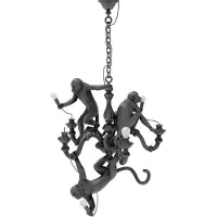 Seletti Lustre Singe noir