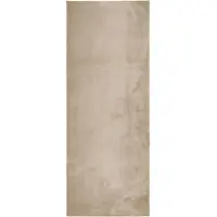 vidaXL Tapis HUARTE à poils courts doux et lavable sable 80x200 cm