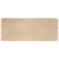 vidaXL Tapis en mouton synthétique Tafalla Beige 80 x 200 cm Polyester