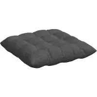 vidaXL Coussins De Siège 4 Pcs Gris Foncé 40 X 40 X 6 Cm