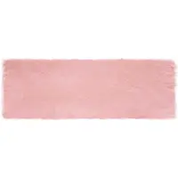 vidaXL Tapis en mouton synthétique Tafalla Rosa 80 x 250 cm Polyester