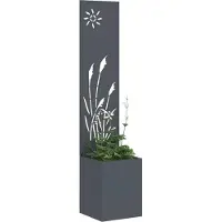 vidaXL Écran de confidentialité de jardin Anthracite 32 x 140 cm