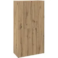 vidaXL Cabinet de Bureau avec étagère chêne artisanal 60 x 32 x 115 cm
