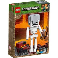 LEGO 21150 Squelette Minecraft BigFig avec un cube de magma