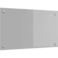 vidaXL Dosseret de cuisine gris clair 70 x 40 cm Verre trempé