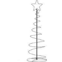 vidaXL Sapin de Noël LED 100 LED blanc chaud 150 cm