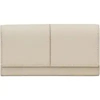 Marc O'Polo porte-monnaie Jessie Leather Combi Wallet Grey Silk écru