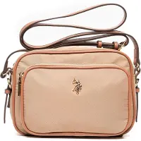 U.S. POLO ASSN. Sac à bandoulière 'Houston' beige