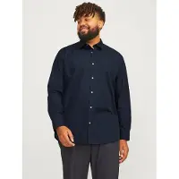 Jack & Jones Chemise à Manches Longues Joe Plain Plus Size