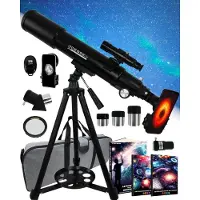 ODESSEY Télescope réfracteur - 250 X Zoom - Stargazer - Télescope pour enfants et adultes - Stargazer pour enfants - Stargazer Telescope