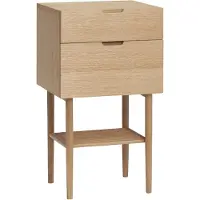 Hubsch Armoire en bois avec tiroirs - naturel