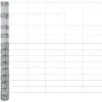 vidaXL Clôture argentée 25 x 1,5 m en acier galvanisé