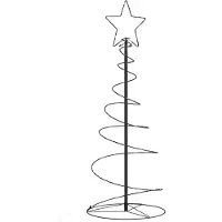 vidaXL Sapin de Noël LED 120 LED blanc chaud 180 cm