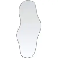 vidaXL Miroir mural argenté 60x25 cm