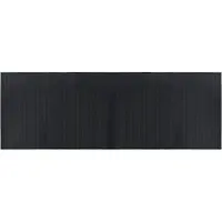 vidaXL Tapis rectangulaire noir 70x200 cm bambou