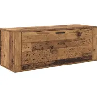 vidaXL Cabinet à chaussures avec étagère Bois ancien 100 x 35 x 38 cm