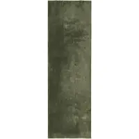 vidaXL Tapis HUARTE à poils courts doux et lavable vert forêt 80x250cm