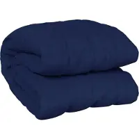 vidaXL Couverture lestée Bleu 137x200 cm 6 kg Tissu