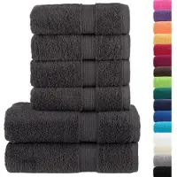 vidaXL Ensemble de serviettes de qualité supérieure SOLUND 6 pcs