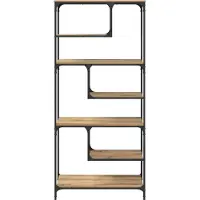 vidaXL Bibliothèque chêne artisanal 81 x 36 x 176 cm Bois d'ingénierie