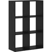 vidaXL Bibliothèque Noir 69,5 x 29 x 103,5 cm Bois d'ingénierie
