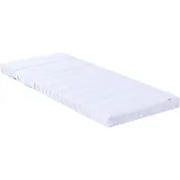 vidaXL Matelas en mousse extensible 80 x 200 cm, blanc