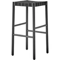 &tradition Betty TK8 Tabouret de Bar Black | Black Webbing