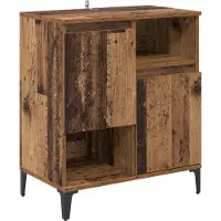 vidaXL Buffet vieux bois 60 x 35 x 70 cm Bois composite