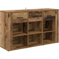 vidaXL Buffet en vieux bois 100 x 30 x 59,5 cm Bois composite