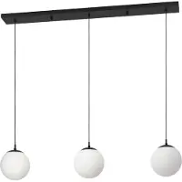 Eglo Lampe suspendue Rondo 3 avec des boules de verre