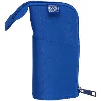 Oxford 400183529 Schlampermäppchen blau, 22,0 x 9,0 cm