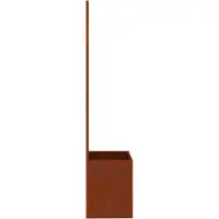 vidaXL Écran de confidentialité de jardin Fretwork Rouillé 50 x 140 cm
