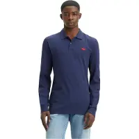 Levi's Slim Housemark Long Sleeve Polo Bleu M Homme