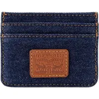 Levi's Étui 'Denim Card Holder' bleu denim / marron